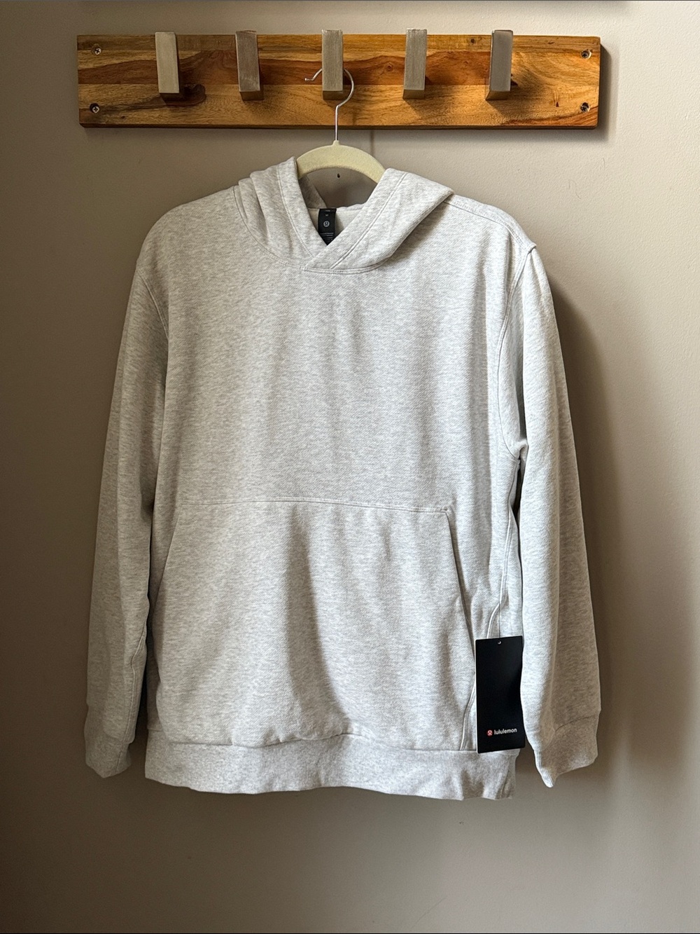 Lululemon - Light Gray Steady State Pullover Hoodie
